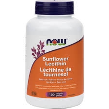 Now Lécithine de tournesol 1200mg 100gel.