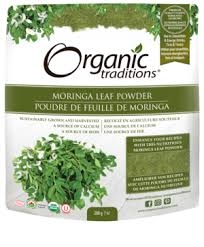 Organic traditions Poudre de feuille de Moringa