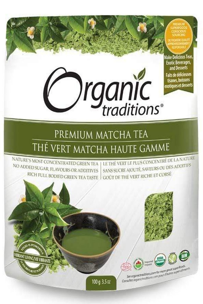 Organic traditions Thé vert matcha haut de gamme 100g