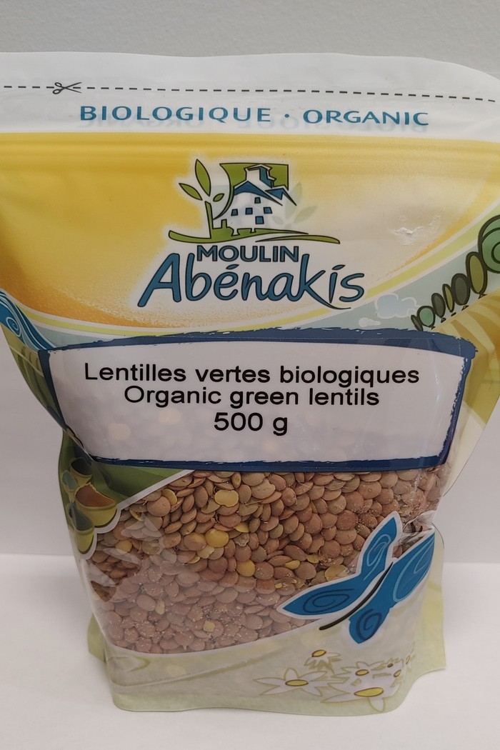 Abenakis Lentilles vertes bio 500g