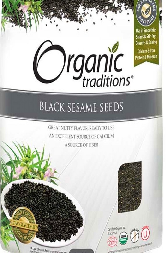 Organic traditions Graines de sésame noir 227g