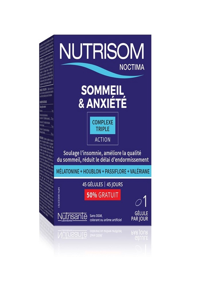 Nutrisom Sommeil et Anxiété 45 gélules