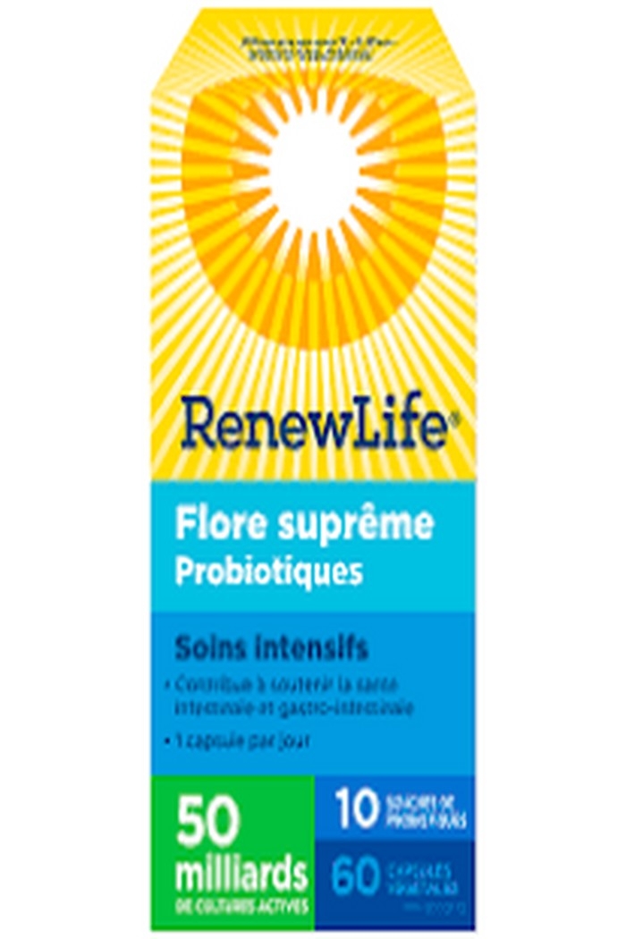 RenewLife Probiotique suprême 50 milliards 30 capsules