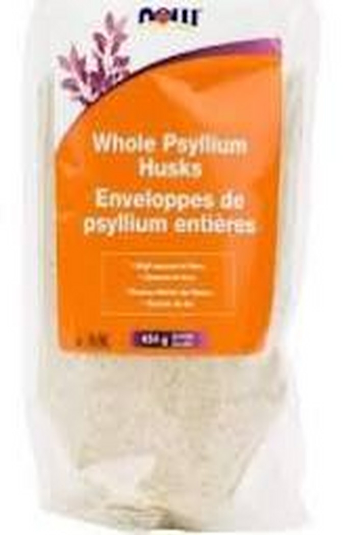 Now Enveloppes de psyllium entières 454g