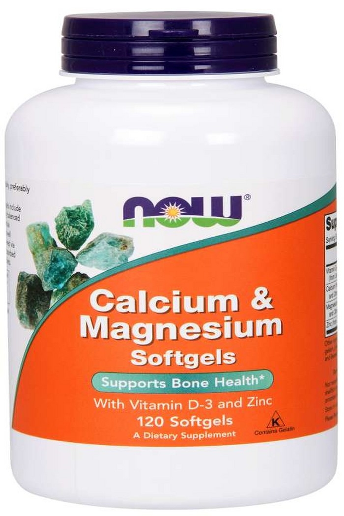 Now Calcium et magnésium 120 gélules