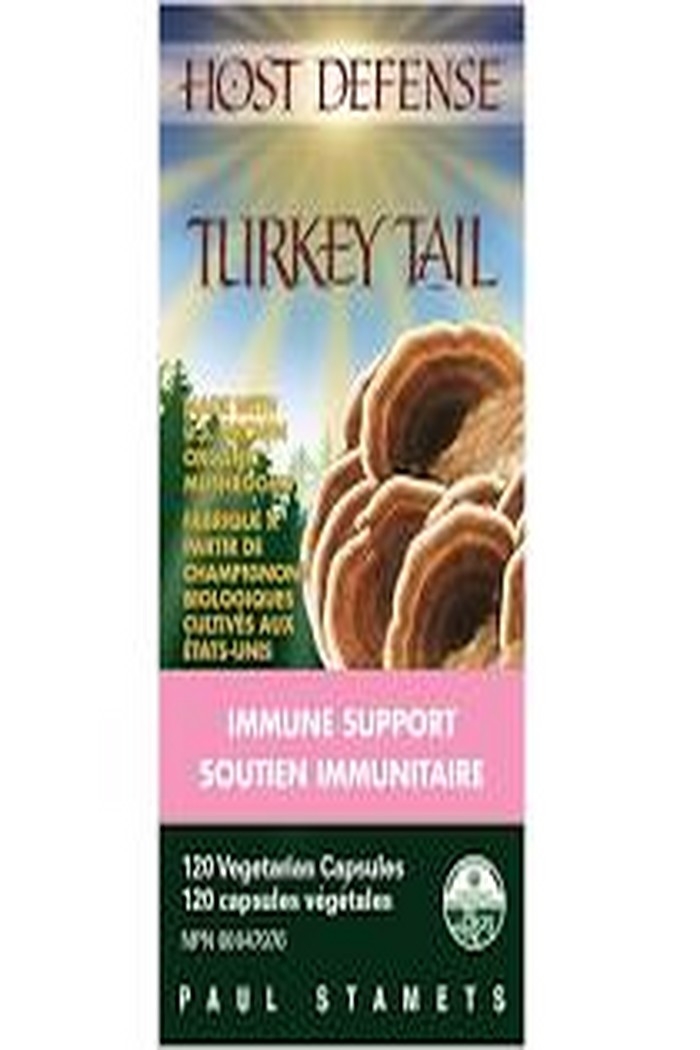 Host defense Turkey tail Soutien immunitaire 120 capsules