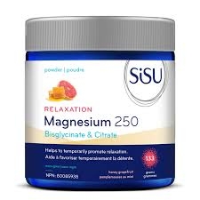 Sisu Relaxation Magnesium 250 Pamplemousse au miel 133g