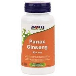 Now Panax Ginseng 500 mg 100caps.