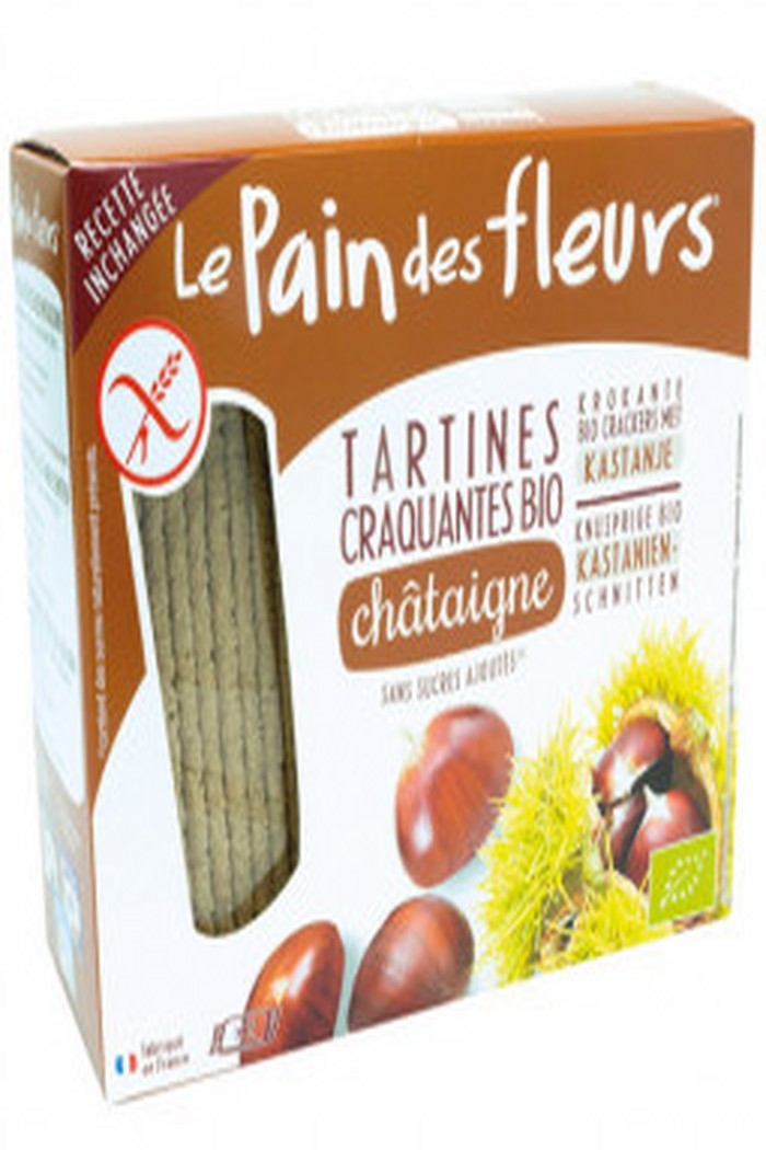 Pain des fleurs Tartines bio craquantes Châtaigne