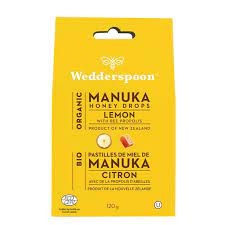 Wedderspoon Pastilles de miel de Manuka Citron 120g