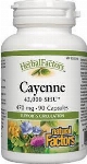 Natural Factors Cayenne 470mg 90 capsules