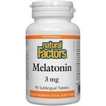 Natural Factors Mélatonine 3mg