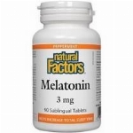 Natural Factors Mélatonine 3mg