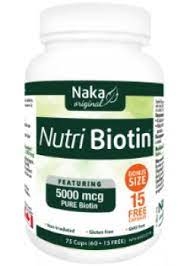 Naka Biotine 5000mcg 75 capsules