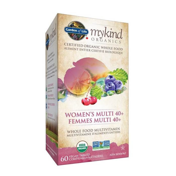 Garden of Life My Kind Multivitamines Femmes 40+ 60 comprimés