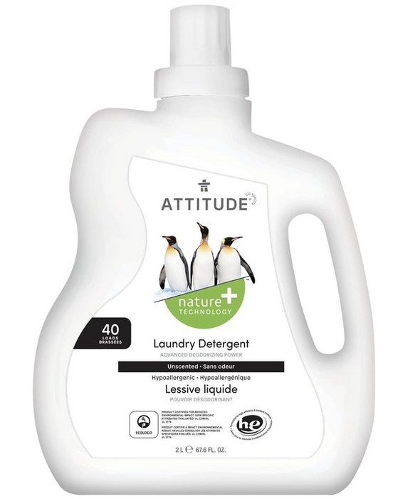 Attitude Lessive liquide Sans odeur 2L