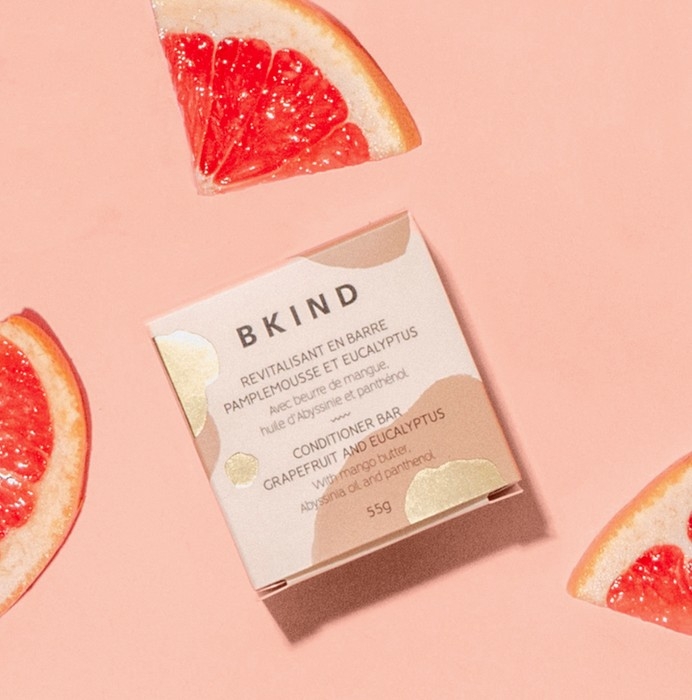 Bkind Revitalisant en barre Pamplemousse et Eucalyptus