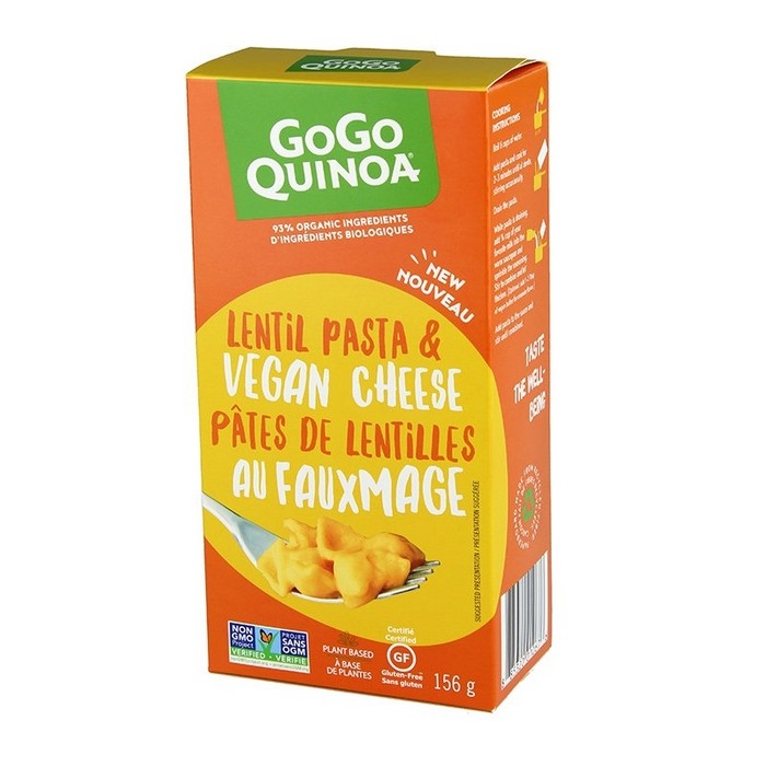 Gogo Quinoa Pâtes de lentille au fauxmage 156g