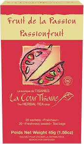 La Courtisane Tisane Fruit de la passion 20 sachets