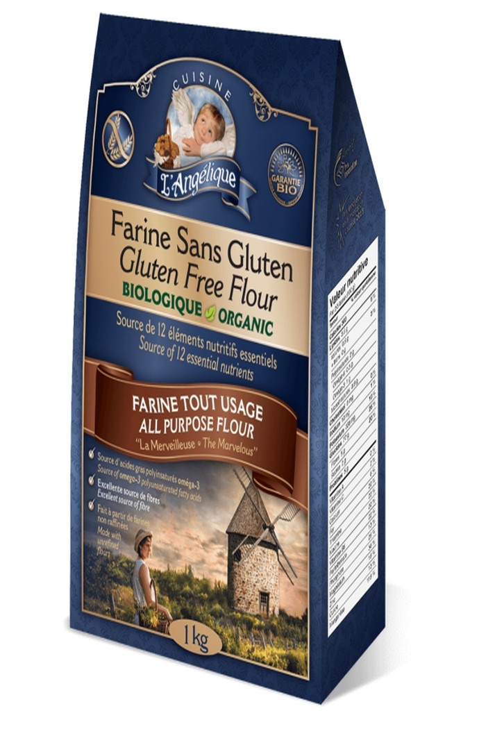 Cuisine L'Angélique Farine sans gluten  bio1 kg