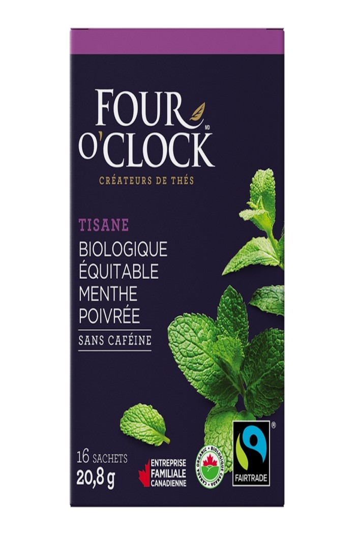 Four O'Clock tisane menthe poivrée 16 sachets