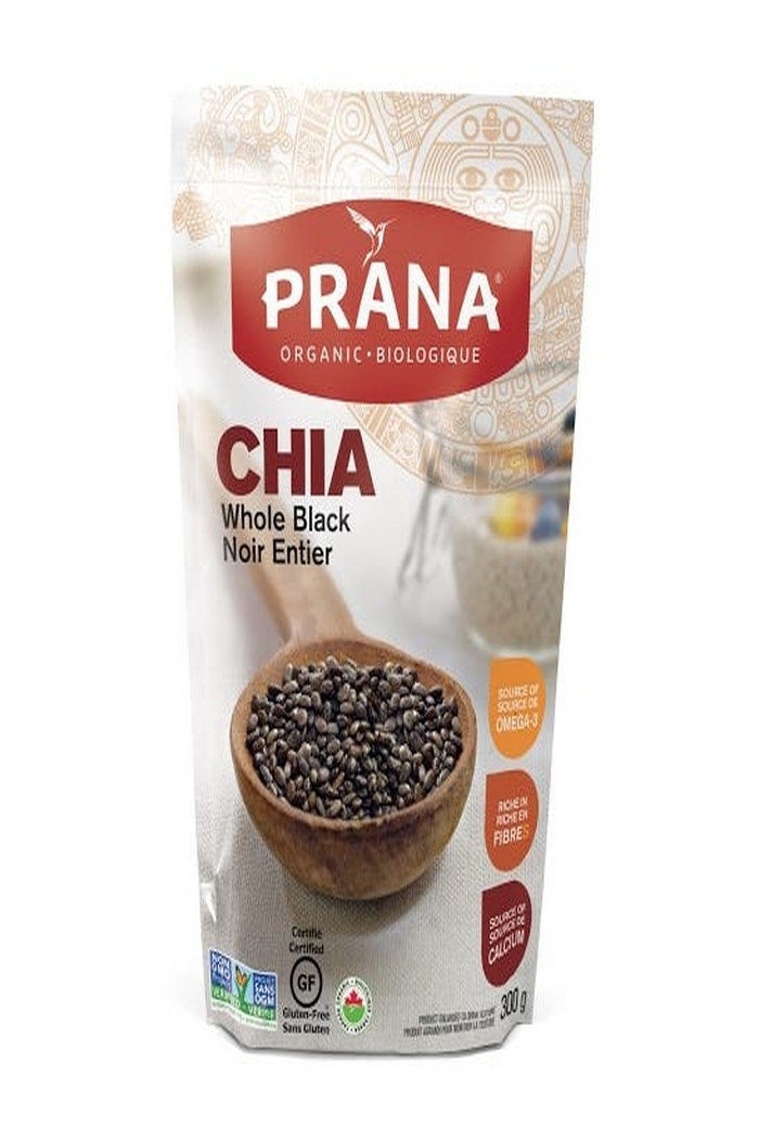 Prana Chia noir entier 300 g