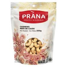 Prana Noix de cajou non roties 250 g