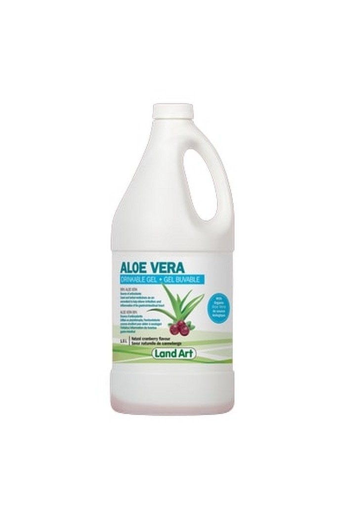 Land Art Aloe Vera gel buvable canneberge 1.5L