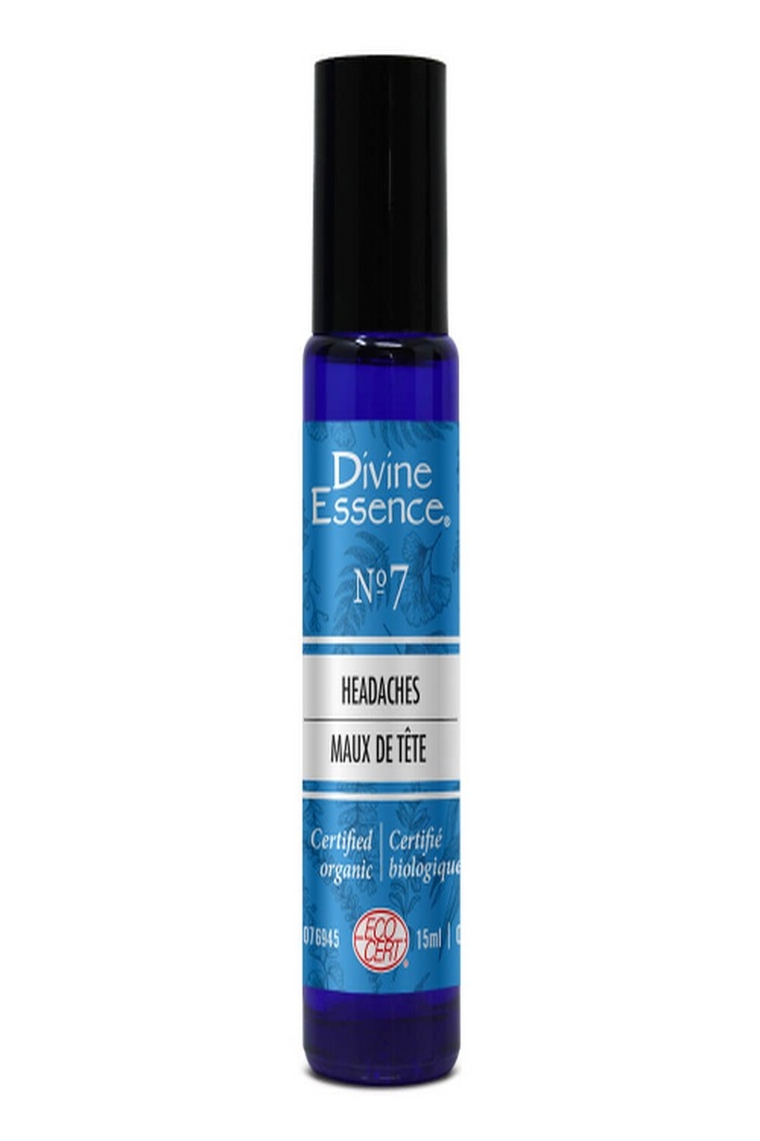 Divine Essence Maux de tête Bio. Roll-on, 15ml