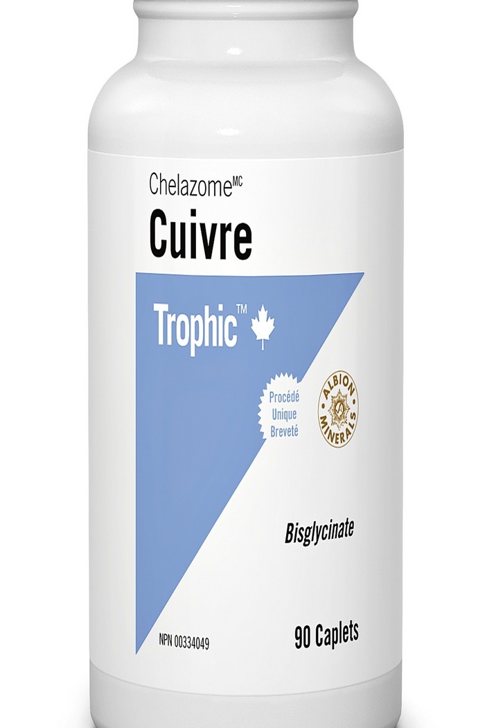 Trophic cuivre 90 comprimés