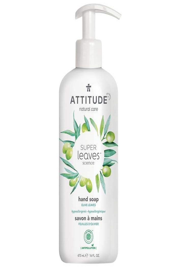 Attitude Savon à Mains - Feuilles d'Olivier, 473 ml