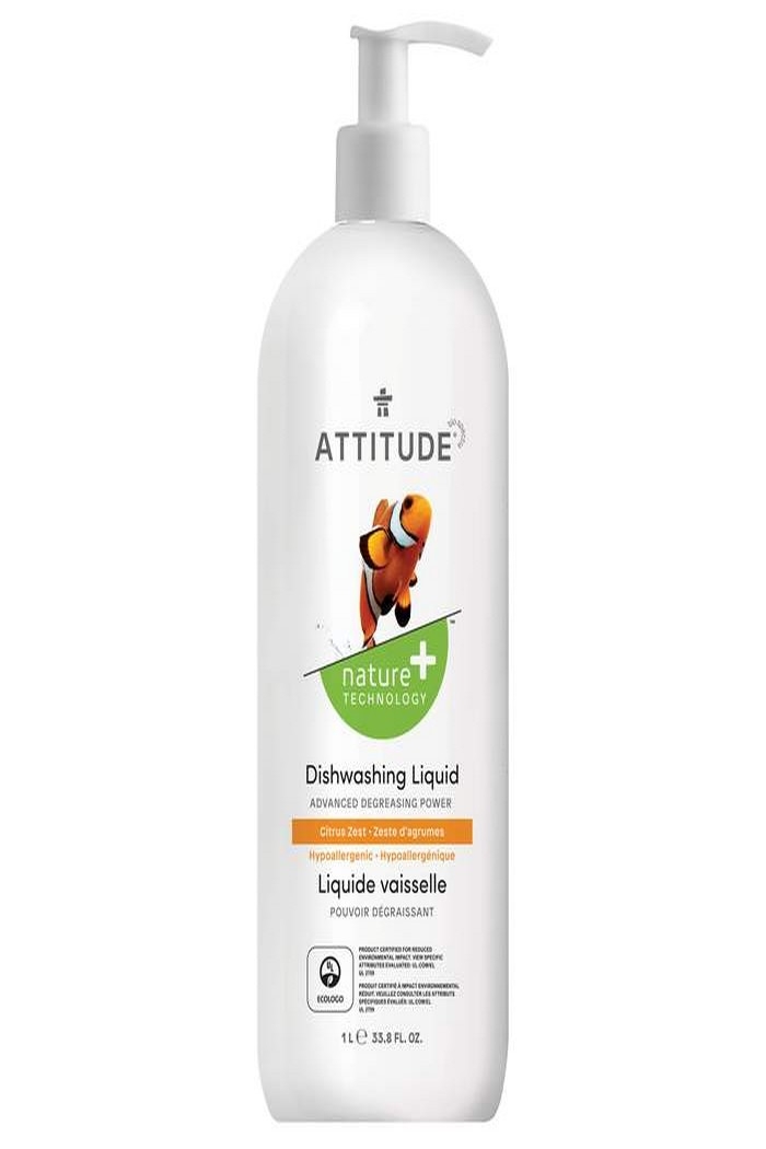 Attitude Savon Vaisselle Zeste d'Agrumes 1L, 1 L