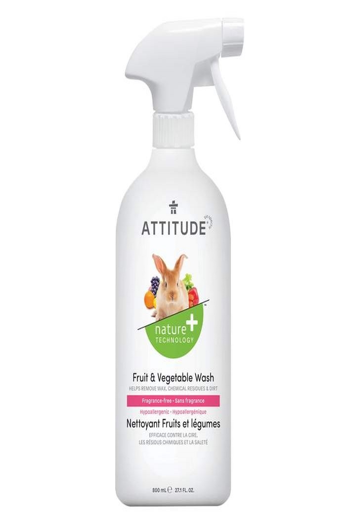 Attitude Nettoyant Fruits et Légumes, 800ml