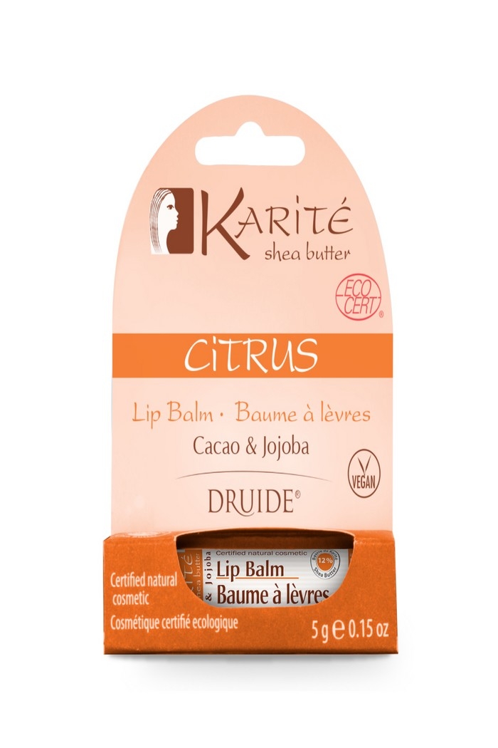 Druide Baume à lèvres Karité et citron