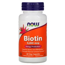 Now Biotine 5000mcg 60caps