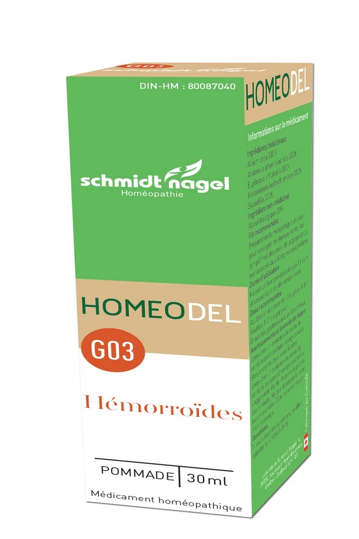 Homeodel pommade hémorroïdes 30ml