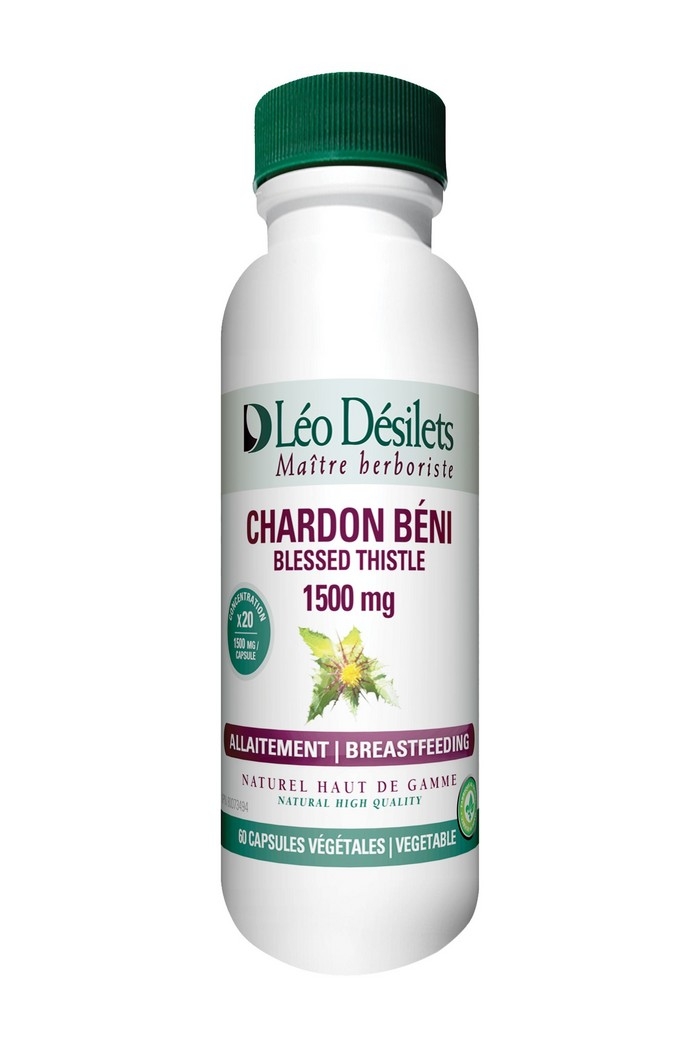 Léo Désilets 1500mg chardon béni 60 caps