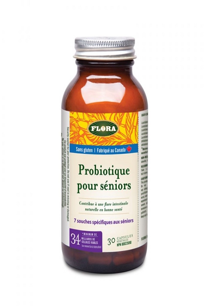 Flora Probiotique pour seniors 60 capsules