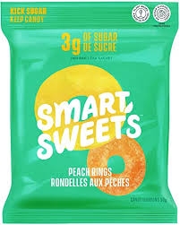 Smart sweets rondelles aux pêches