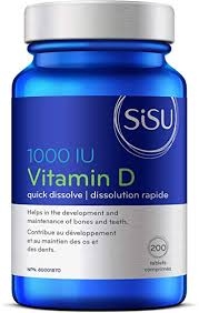 Sisu Vitamine D 1000 IU 200 comprimés