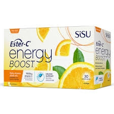 Sisu Ester-c energy boost boîte orange