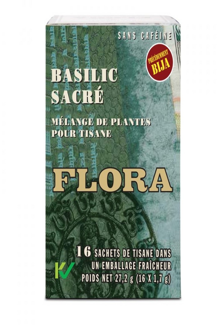 Flora tisane basilic sacré 16 sachets