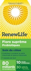 RenewLife Probiotiques 80milliards 30 capsules