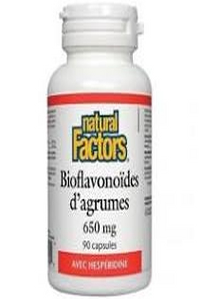 Natural Factors Bioflavonoides d'agrumes 650mg 90caps