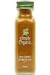 Simply Organic poudre de cari 85g