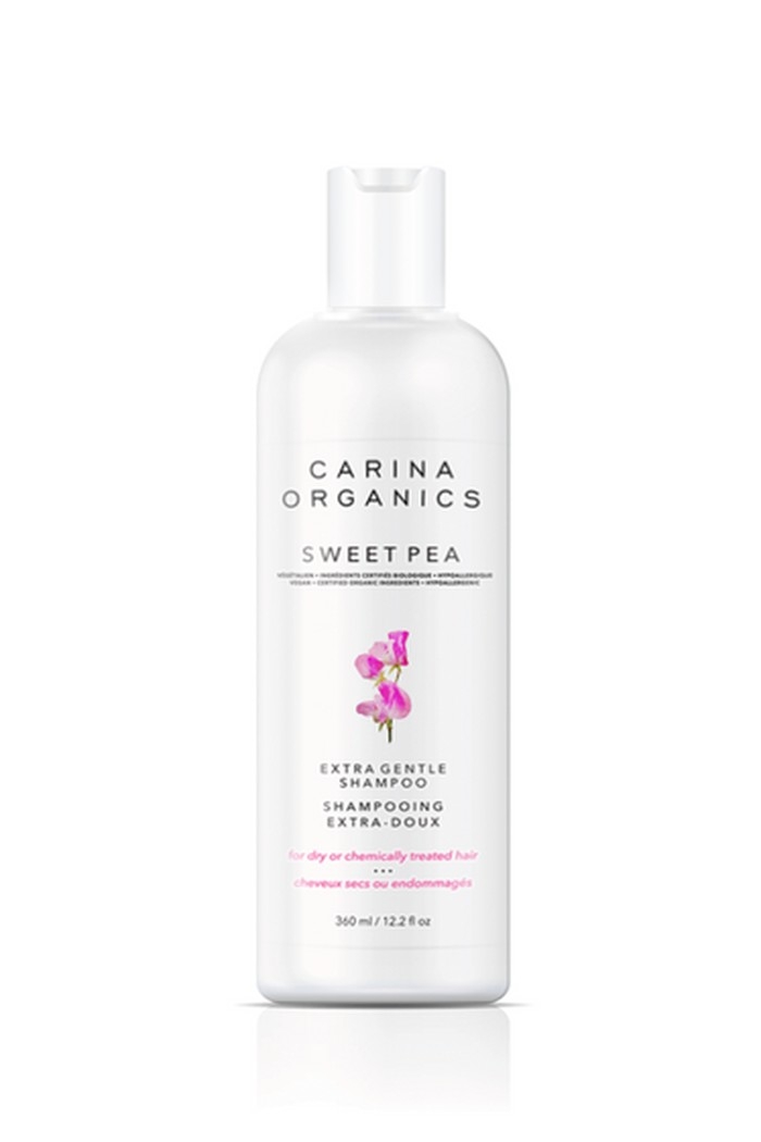 Carina Organics shampooing sweet pea 360ml