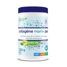 Genuine Health Collagène marin citron lime 228g